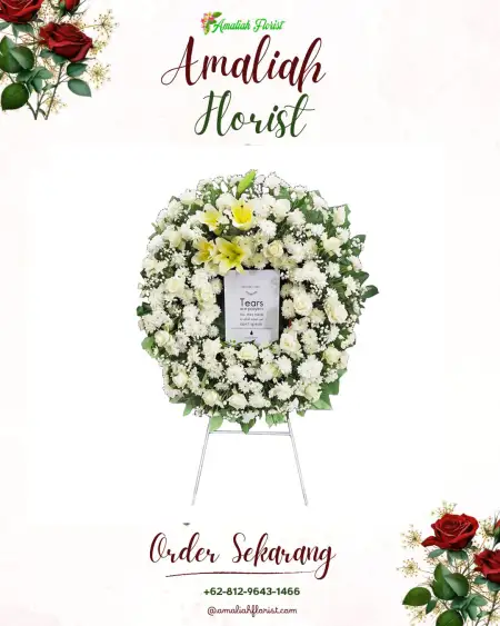 Krans Bunga Duka Kebonalas